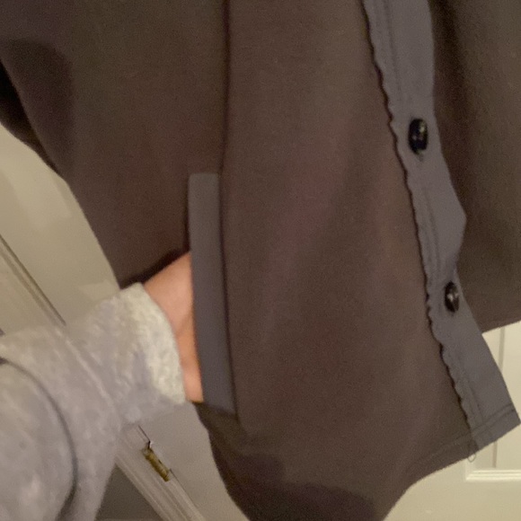 Charcoal gray shacket - Picture 3 of 6